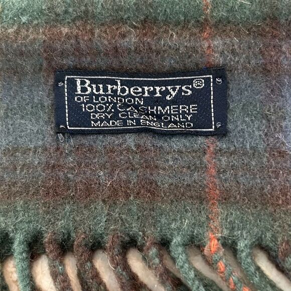 BURBERRYS Authenticated 100% Cashmere Scarf Authentic - Picture 3 of 7